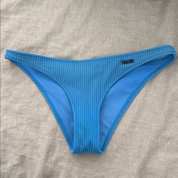 triangl swimwear Other - TRIANGL Arles Ribbed Blue Bottom Regular Coverage. S